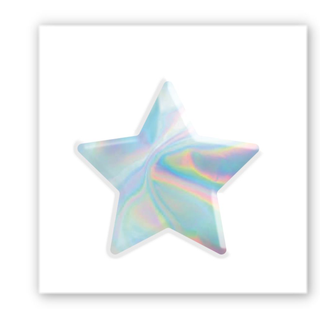 Картинка Об'ємна наліпка "Hologram Star"